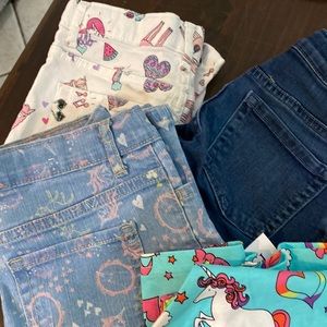 Childrens place size 8 shorts and size 7/8 dress